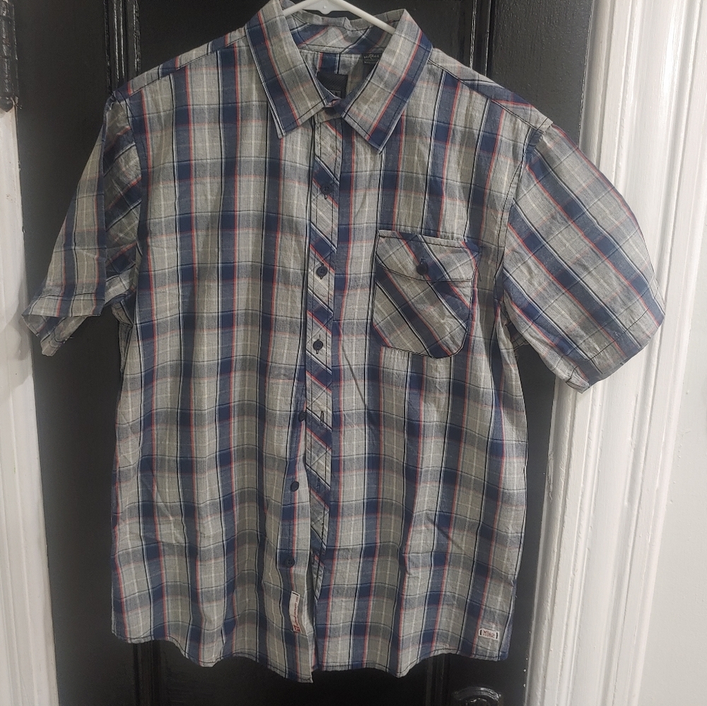 Micros Button down shirt Short Sleeve Men's